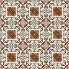 Traditional Bulgarian embroidery vector pattern