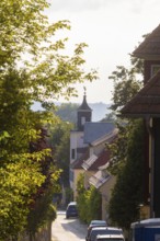 Meinholdsches Turmhaus Weingut Aust, Radebeul Weinhänge, Radebeul, Saxony, Germany, Europe