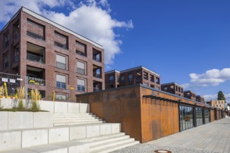 New development area Hafen City, on the site of the old neustädter Elbhafen harbour, Wohnungsbau