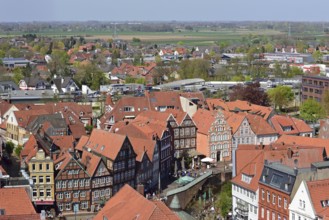 Europe, Germany, Lower Saxony, Stade, Hamburg Metropolitan Region, Hanseatic City, Alststadt, View