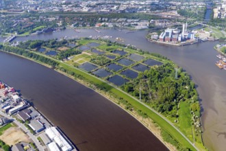 Kaltehofe, waterworks, Elbe waterworks, industrial monument, park, local recreation, Billwerder