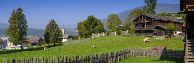 South Tyrolean Folklore Museum, Dietenheim, Freilchtmuseum, Pustertal, South Tyrol, Italy, Europe