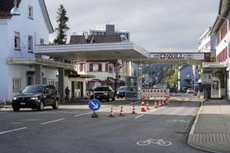 Constance Kreuzlingen border crossing into Switzerland, 09.10.2021