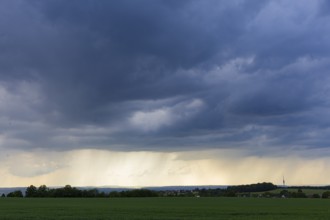 Storm on the Triebenberg near Dresden, Dresden, Saxony, Germany, Europe