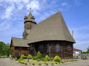 Schönfeld Schrothholzkirche Hl. Dreifaltigkeit, a heritage-protected building from 1623 in