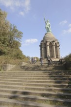 Hermann Monument by Ernst von Bandel, Detmold, Teutoburg Forest, North Rhine-Westphalia, Germany,