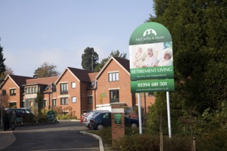 Retirement Living housing development by McCarthy and Stone, Clarkson Court, Woodbridge, Suffolk