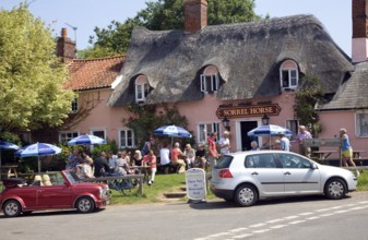 BBC cameraman visits the Sorrel Horse for a Look East feature about the community purchase of the