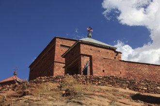 Abraha Atsbeha rock church, Abreha wa Atsbeha monastery, Ethiopia, Africa