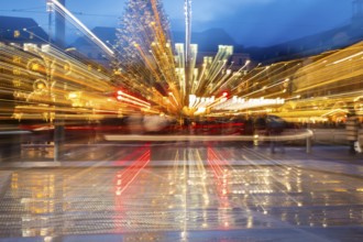 The Dresden Striezelmarkt is a Christmas market in Dresden. It has been held in Advent since 1434,