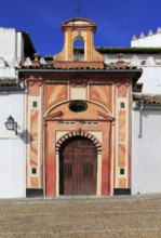 Attractive historic doorway and building in old inner city, Cordoba, Spain, Europe