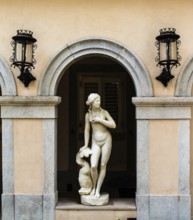 Entrance area, Civico Museo Sartorio with original 19th century living quarters of the family and