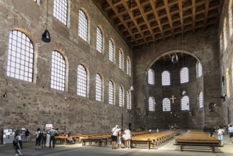 Interior view, Constantine Basilica, UNESCO World Heritage Site, Trier, Rhineland-Palatinate,