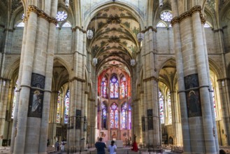 Interior view, Church of Our Lady, UNESCO World Heritage Site, Trier, Rhineland-Palatinate,