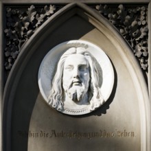 Tomb with a relief of Christ by Melchior and Sulpiz Boisserée, Old Cemetery, Bonn, North