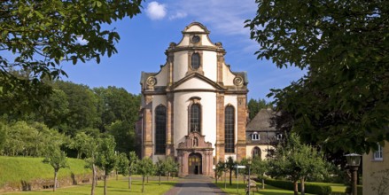 Himmerod Abbey, abbey church and abbey building, Cistercian abbey, municipality of Grosslittgen,