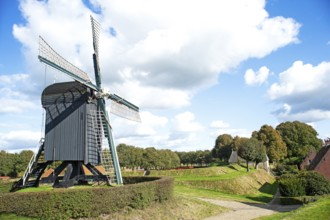 Windmill, Fortress, Bourtange, Netherlands