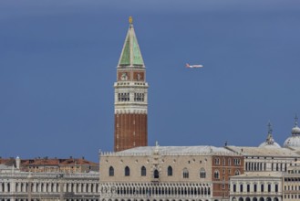 City view of Venice, view of the city from the Canale della Giudecca. St Mark's Square, St Mark's