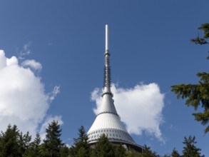 TV tower and Hotel Ješted, Jeschken, Liberec, Czech Republic, Europe