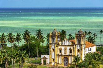 Baroque historic church in the old city of Olinda in the state of Pernambuco, Brazil, Olinda,