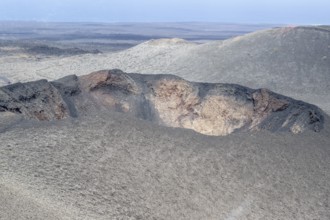 Volcanic landscape, Timanfaya National Park, Lanzarote, Canary Islands, Spain, Europe