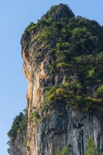 Landscape with chalk cliffs, sandstone, sandstone rocks, climbing, climbing rocks, nature, natural