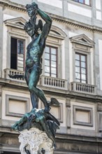 Perseus with the head of Medusa, sculpture, art, Renaissance, tourist attraction, monument,