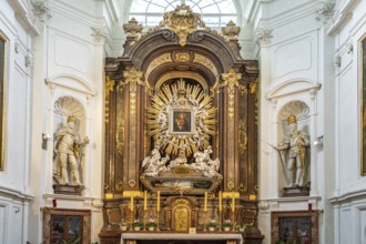 Altar of the Capuchin Church in Vienna, Austria, Europe