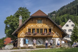 Traditional Black Forest house at Hofgut Sternen near Breitnau, Black Forest, Baden-Württemberg,