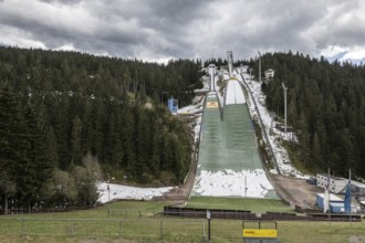 Ski jump, Oberhof, Thuringia, Germany, Europe