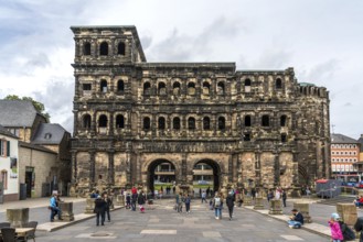 The Roman city gate Porta Nigra, part of the UNESCO World Heritage Site in Trier,