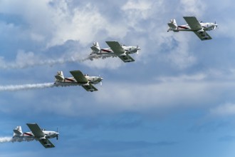 Team Raven, Formation Aerobatic Display Team, Airshow, England, United Kingdom, Europe