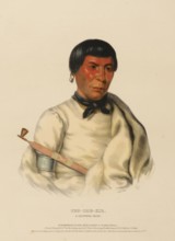 Pee-Che-Kir, A Chippewa Chief (1843), Native American, Historical Native American tribes from North