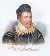 William Maitland 1528-1573 Called Secretary Lethington Scottish statesman from the book Crabbs