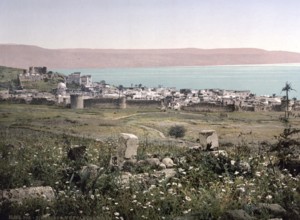 Panoramic view, Tiberias, one of the four holy cities in Judaism, Holy Land, Israel, c. 1895,