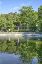 Beer garden Fischerhütte am Schlachtensee, Zehlendorf, Steglitz-Zehlendorf, Berlin, Germany, Europe