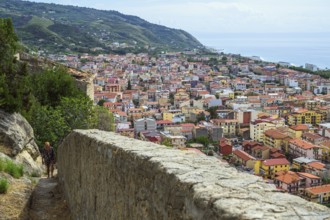 View on Amantea, Calabria, Italy, Europe