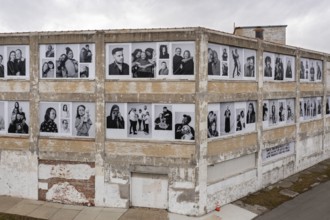 Detroit, Michigan USA - 19 December 2024 - Portraits of 104 residents of three Detroit