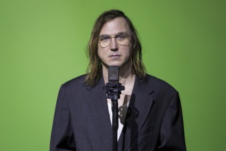 Lars Eidinger reads Hauspostille by Bertolt Brecht at Berlin's Friedrichstadtpalast on 20 January