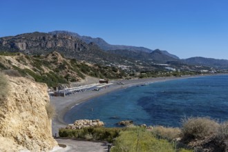 Bay at Koutsounari Beach, on the island of Crete, in the south-east of the island, Greece, Europe