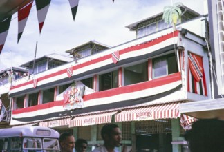 Independence Day, 31 August 1962, Port of Spain, Trinidad and Tobago, West Indies shop on Frederick