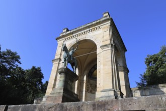 Victory and peace memorial Edenkoben, Palatinate. Built in 1899 to commemorate the Franco-Prussian