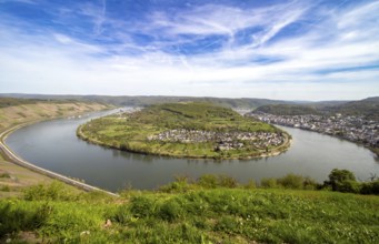 View of the Rhine bend near Boppard