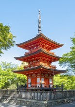 Koyasu Pagoda at Kiyomizu-dera, Kyoto, Japan, Asia