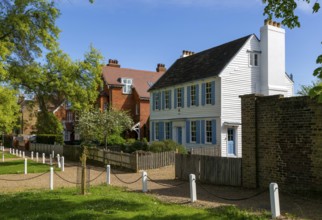 Large detached residential houses on College Road, Dulwich, London, England, UK