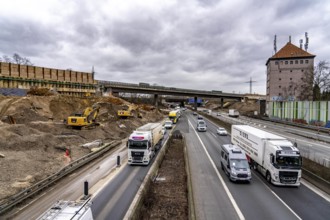 Duisburg-Kaiserberg motorway junction, complete reconstruction and new construction of the A3 and