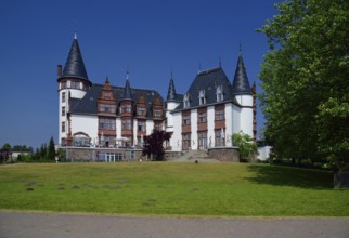 Europe, Germany, Mecklenburg-Western Pomerania, Klink Castle on the Müritz near Waren, castle