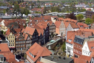 Europe, Germany, Lower Saxony, Stade, Hamburg Metropolitan Region, Hanseatic City, Alststadt, View