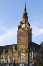 Administration building, town hall, neo-Gothic, Elberfeld, Wuppertal, North Rhine-Westphalia,