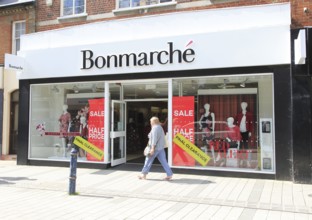 Bonmarche clothes shop, Hamilton Road, Felixstowe, Suffolk, England, UK